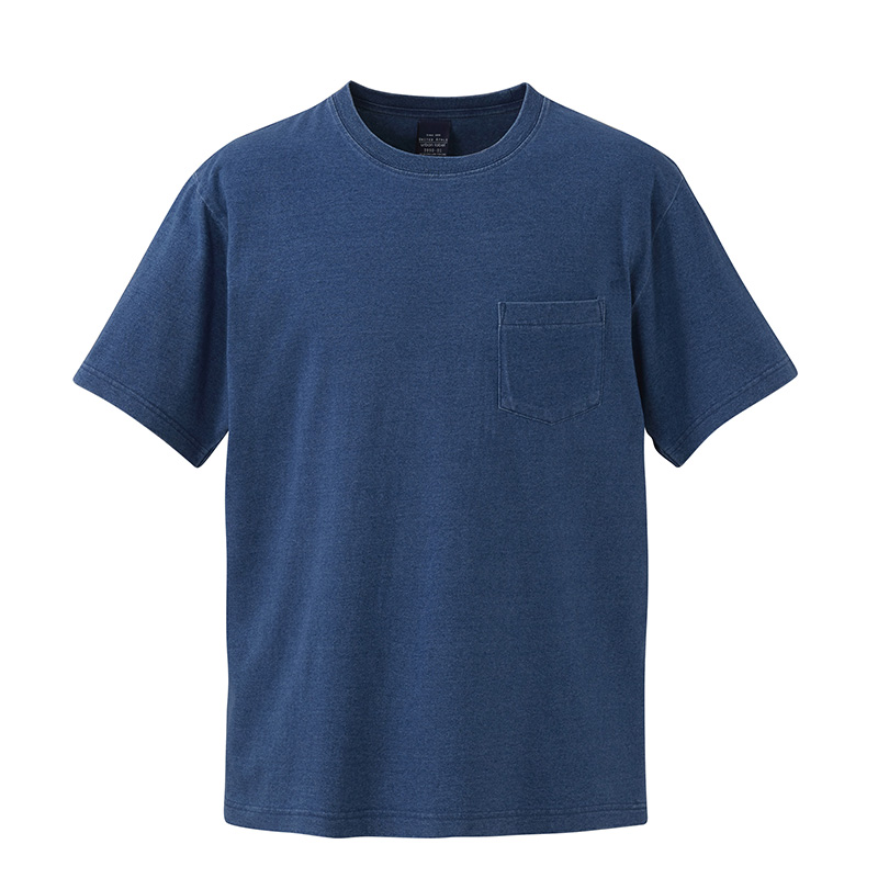 3991-01 5.3オンス インディゴ Tシャツ(ポケット付)