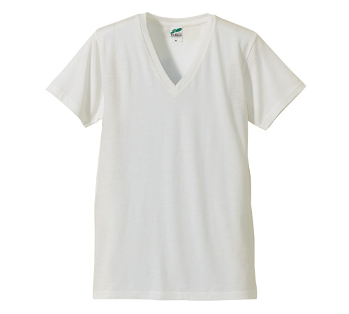 1098-01 4.4オンス トライブレンド Vネック Tシャツ