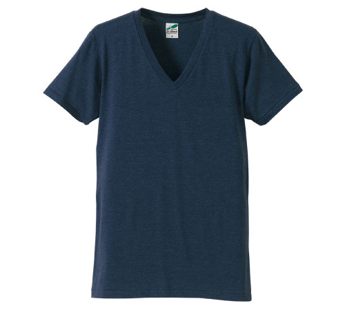 1098-01 4.4オンス トライブレンド Vネック Tシャツ