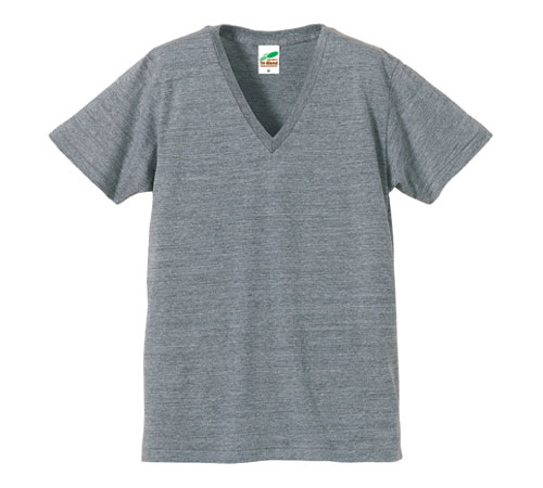 1098-01 4.4オンス トライブレンド Vネック Tシャツ