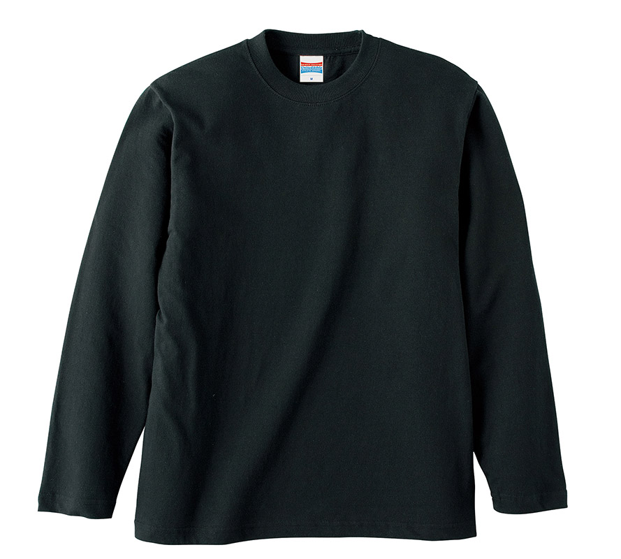 5010-01 5.6オンス ロングスリーブ Tシャツ(リブ無し)