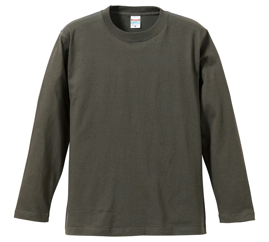 5010-01 5.6オンス ロングスリーブ Tシャツ(リブ無し)