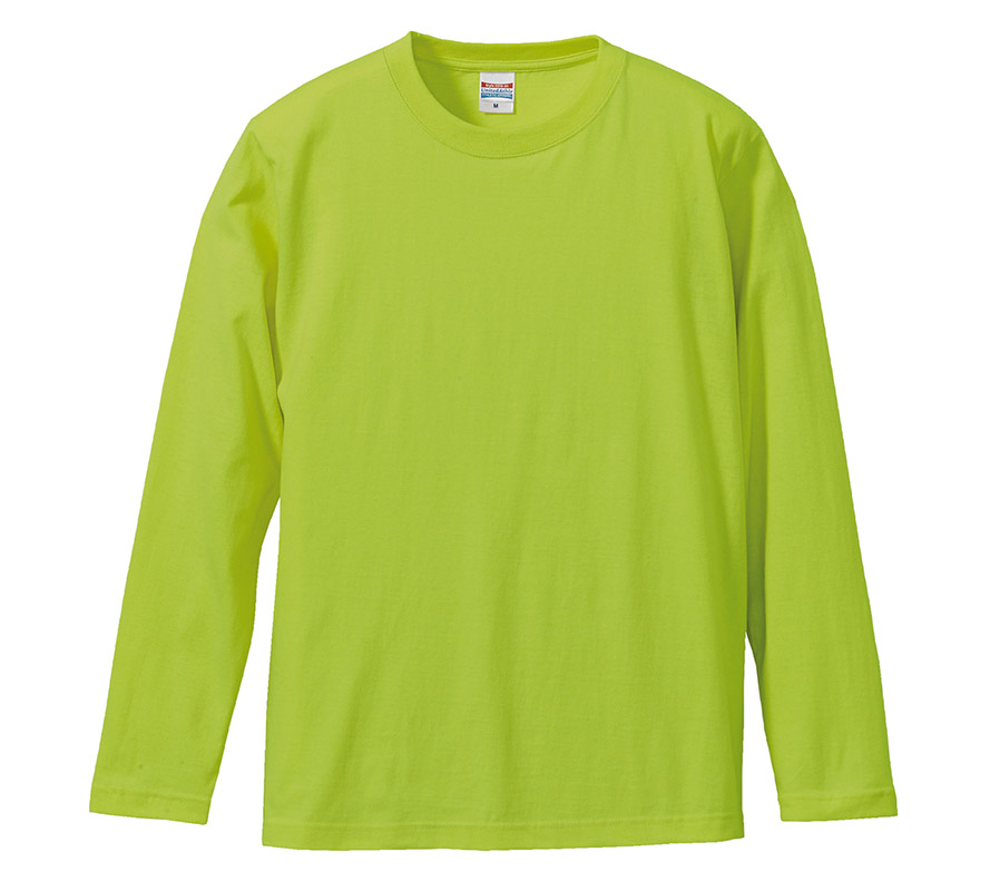 5010-01 5.6オンス ロングスリーブ Tシャツ(リブ無し)