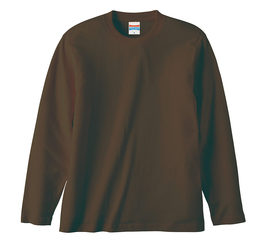 5010-01 5.6オンス ロングスリーブ Tシャツ(リブ無し)