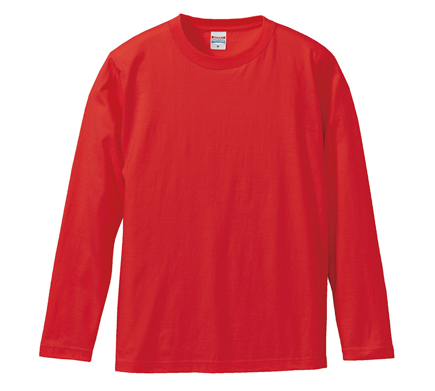 5010-01 5.6オンス ロングスリーブ Tシャツ(リブ無し)