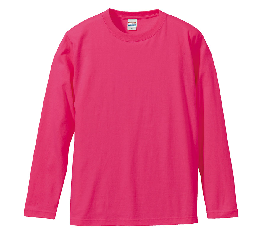 5010-01 5.6オンス ロングスリーブ Tシャツ(リブ無し)