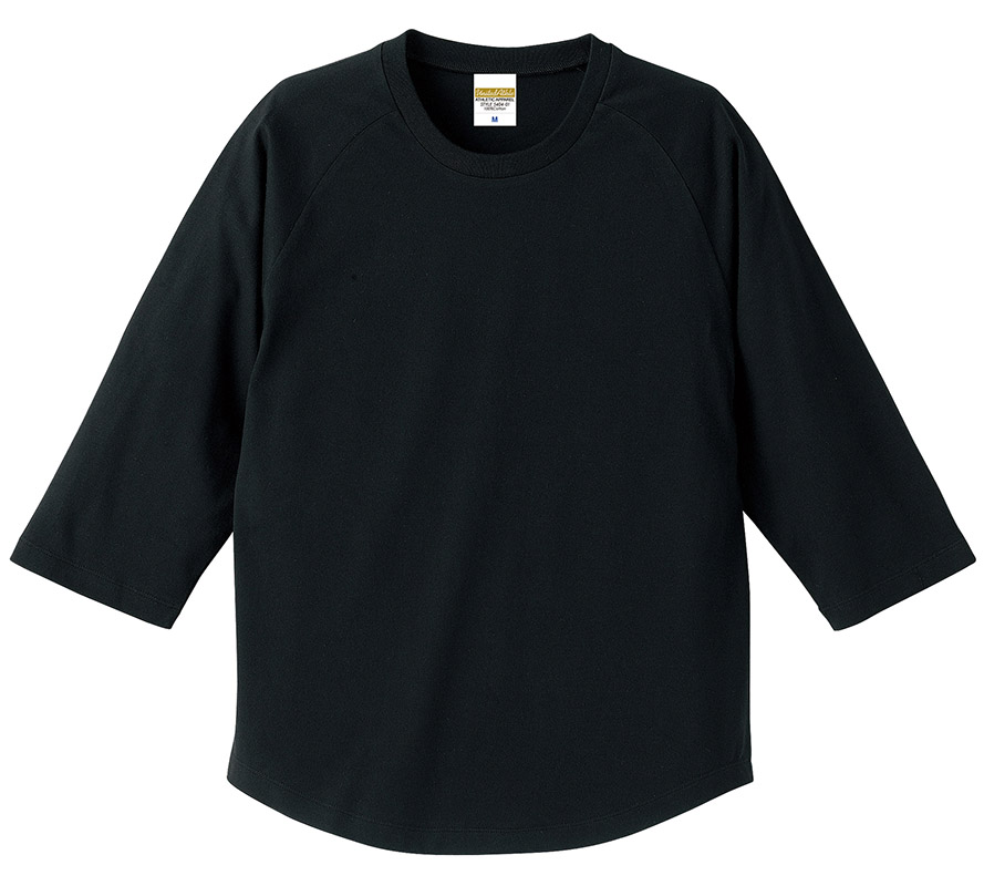 5404-01, 02 5.0オンス ラグラン 3/4スリーブ Tシャツ