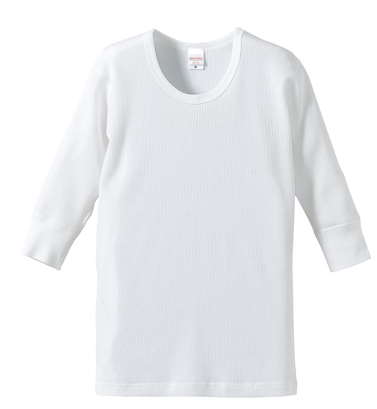 5488-01 5.6オンス ワッフル 1/2スリーブ Tシャツ