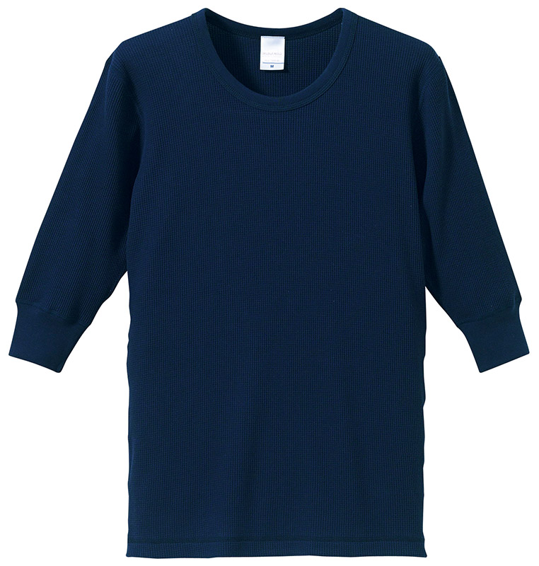 5488-01 5.6オンス ワッフル 1/2スリーブ Tシャツ