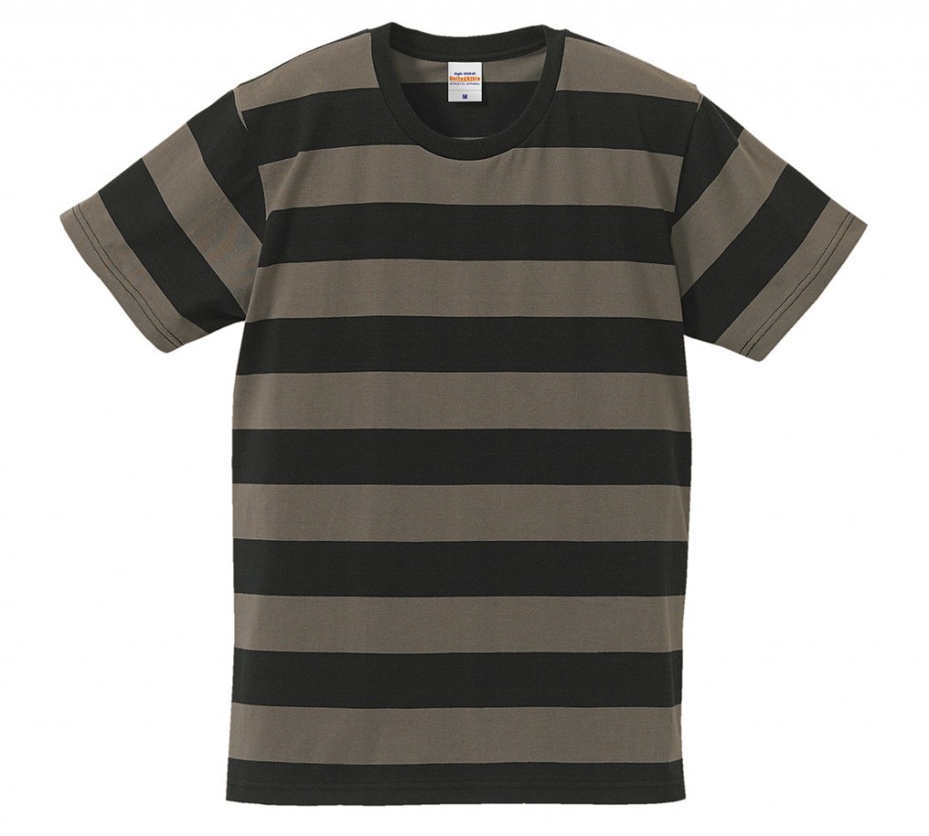 5518-01 5.0オンス ボールドボーダー ショートスリーブ Tシャツ