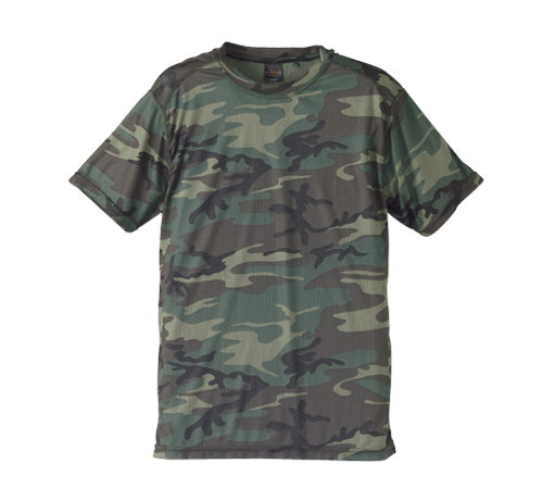 6589-01 ドライ クールナイス カモフラージュ Tシャツ