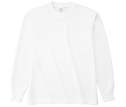 HNC-204 ハニカム長袖Tシャツ(リブ有り)