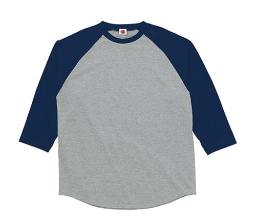 MS1601 ラグランベースボール3/4スリーブ Tシャツ