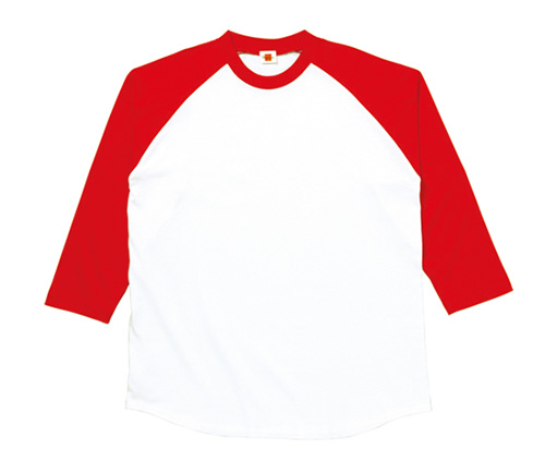 MS1601 ラグランベースボール3/4スリーブ Tシャツ