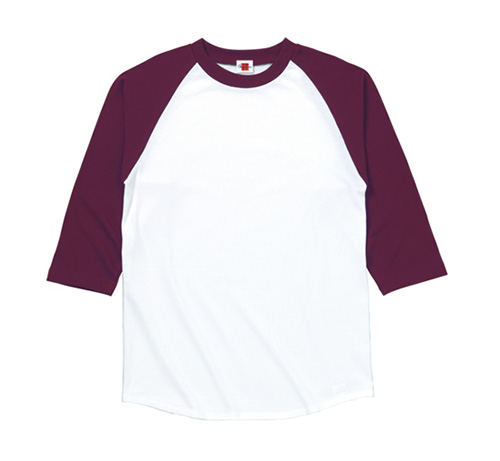 MS1601 ラグランベースボール3/4スリーブ Tシャツ