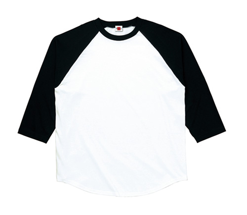 MS1601 ラグランベースボール3/4スリーブ Tシャツ