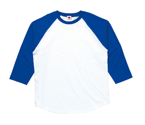 MS1601 ラグランベースボール3/4スリーブ Tシャツ