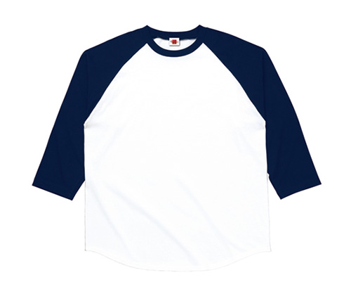 MS1601 ラグランベースボール3/4スリーブ Tシャツ