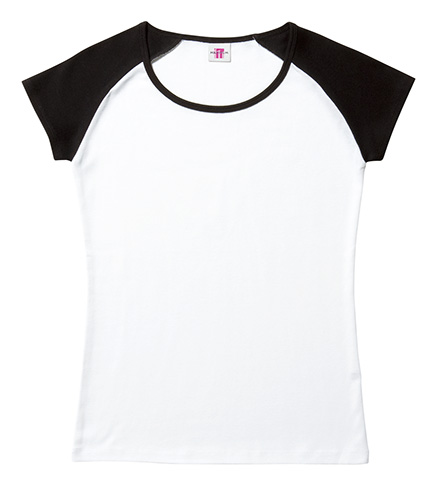 MSL5004 レディースリブカップスリーブ Tシャツ