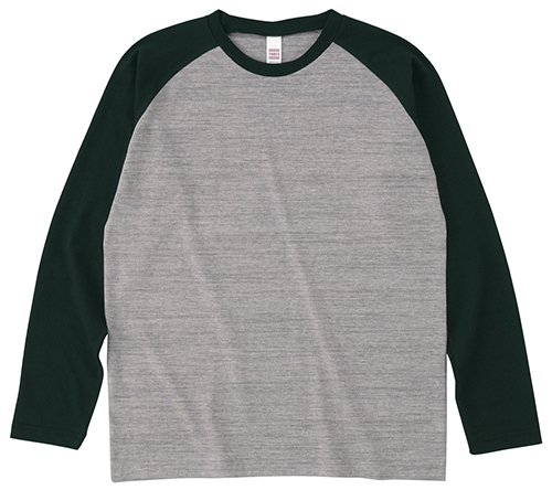 OE1212 オープンエンド ラグラン ロングスリーブ Tシャツ