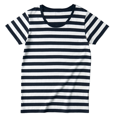 SBT-126 ウィメンズ ボーダー Tシャツ(レディース)