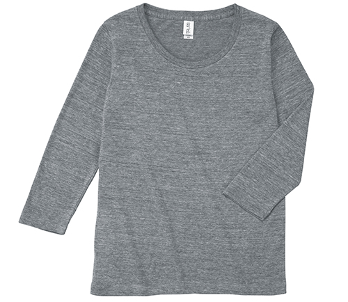 TBL-117 トライブレンド 3/4スリーブ Tシャツ(レディース)