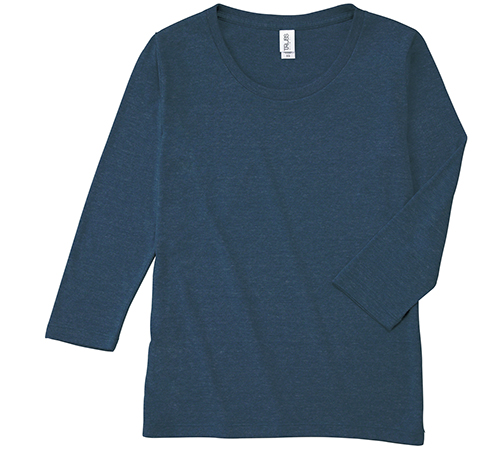 TBL-117 トライブレンド 3/4スリーブ Tシャツ(レディース)