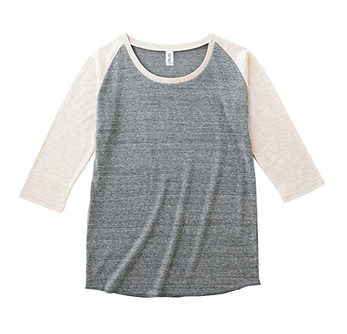 TQS-121 トライブレンド ラグラン 7分袖 Tシャツ(レディース)