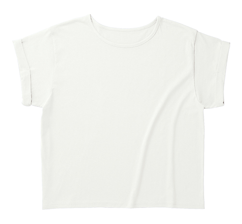 WRU-806 ウィメンズ ロールアップ Tシャツ