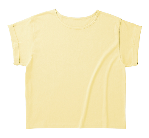 WRU-806 ウィメンズ ロールアップ Tシャツ