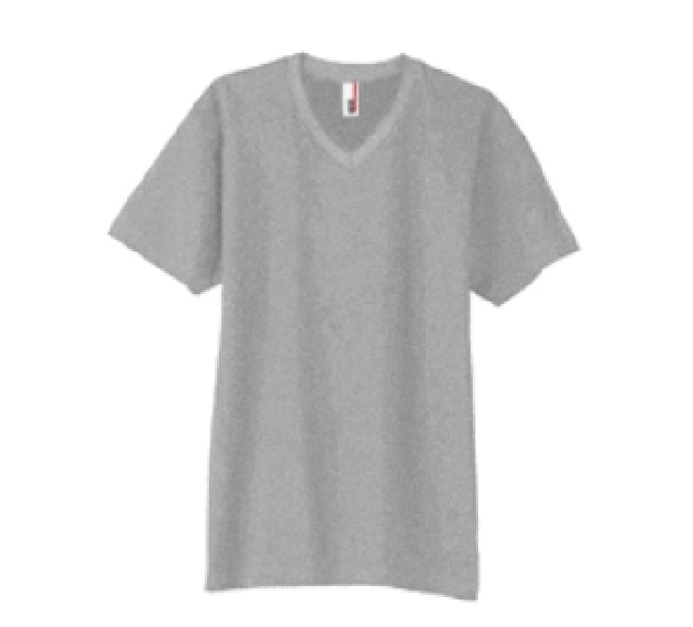 T0982 4.5oz ソフトスパン VネックTシャツ(TEAR AWAY)