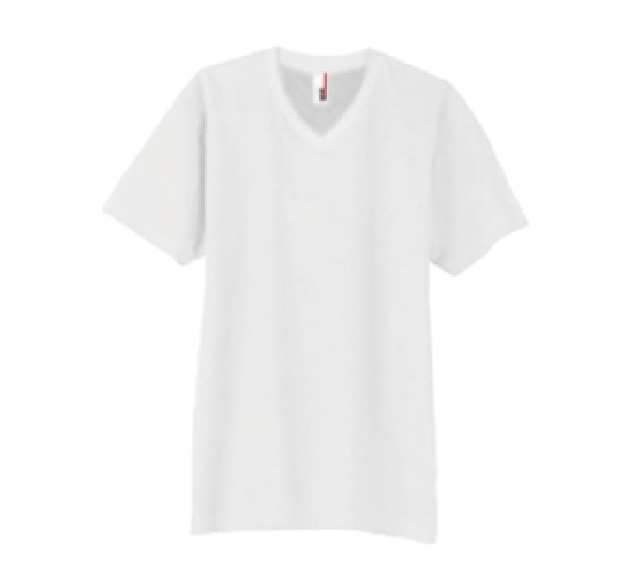 T0982 4.5oz ソフトスパン VネックTシャツ(TEAR AWAY)