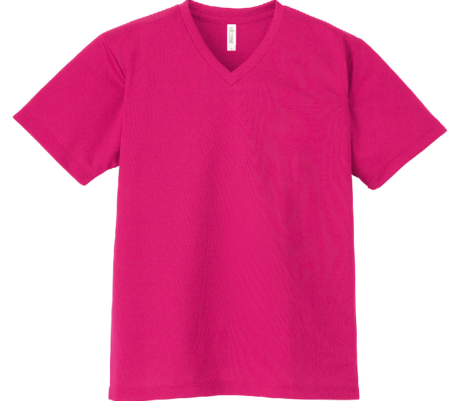 00337-AVT 4.4oz ドライVネックTシャツ