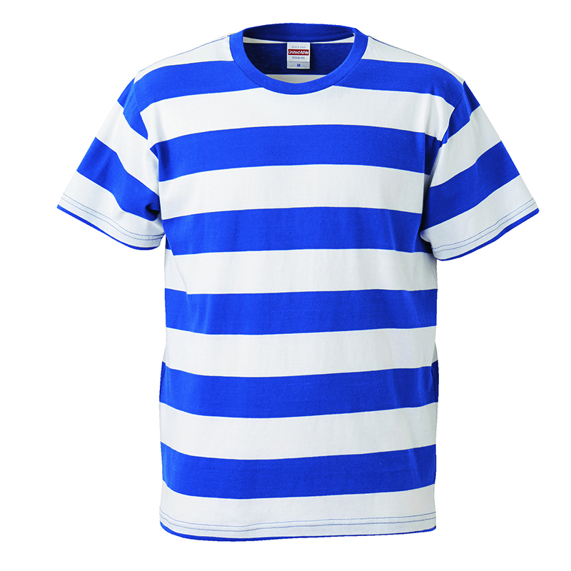 5518-01 5.0オンス ボールドボーダー ショートスリーブ Tシャツ