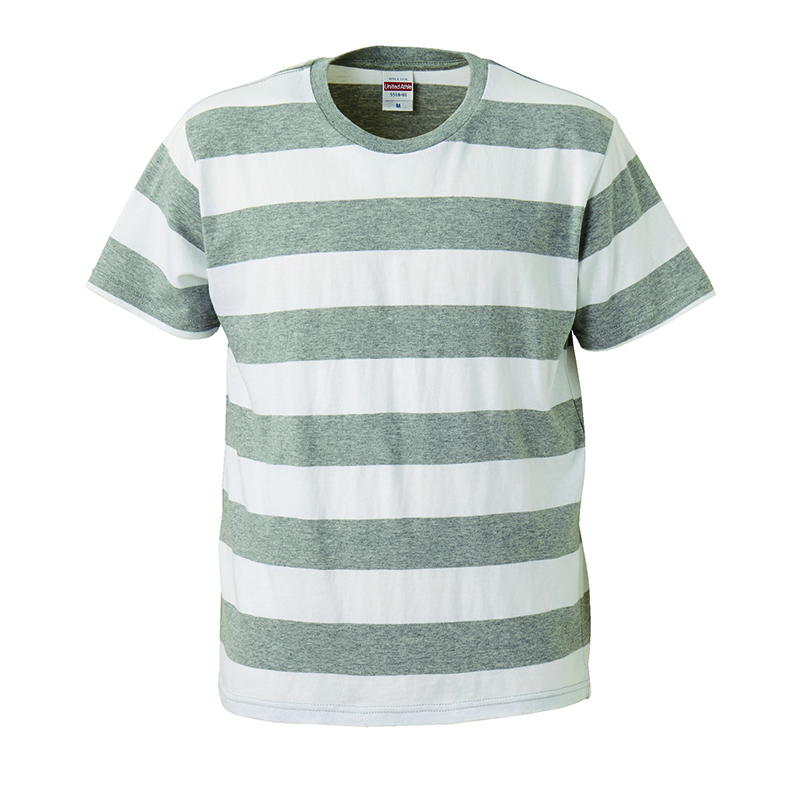 5518-01 5.0オンス ボールドボーダー ショートスリーブ Tシャツ