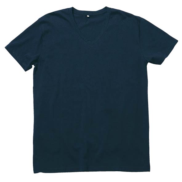 MS0302 オーガニックコットンVネックTシャツ