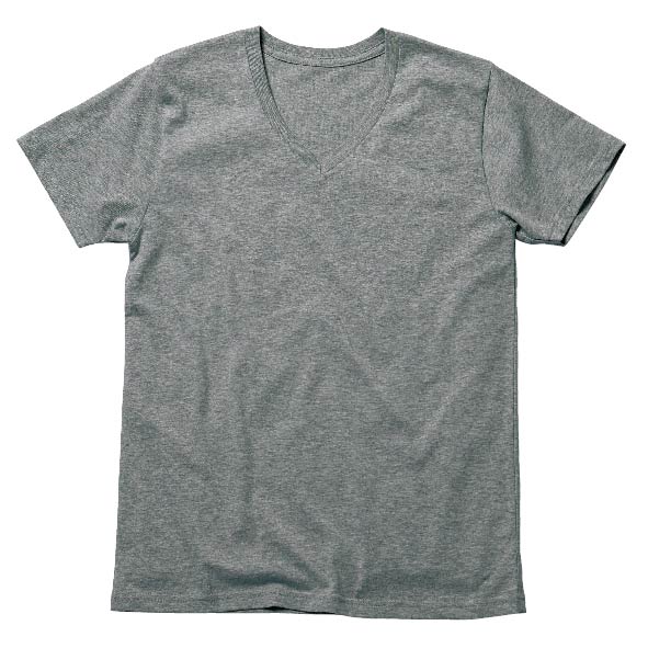 MS0302 オーガニックコットンVネックTシャツ