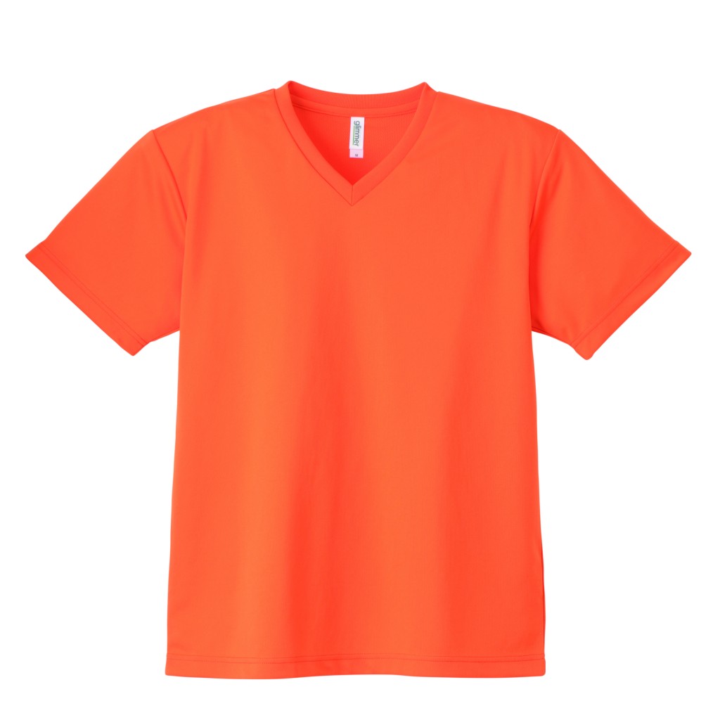 00337-AVT 4.4oz ドライVネックTシャツ