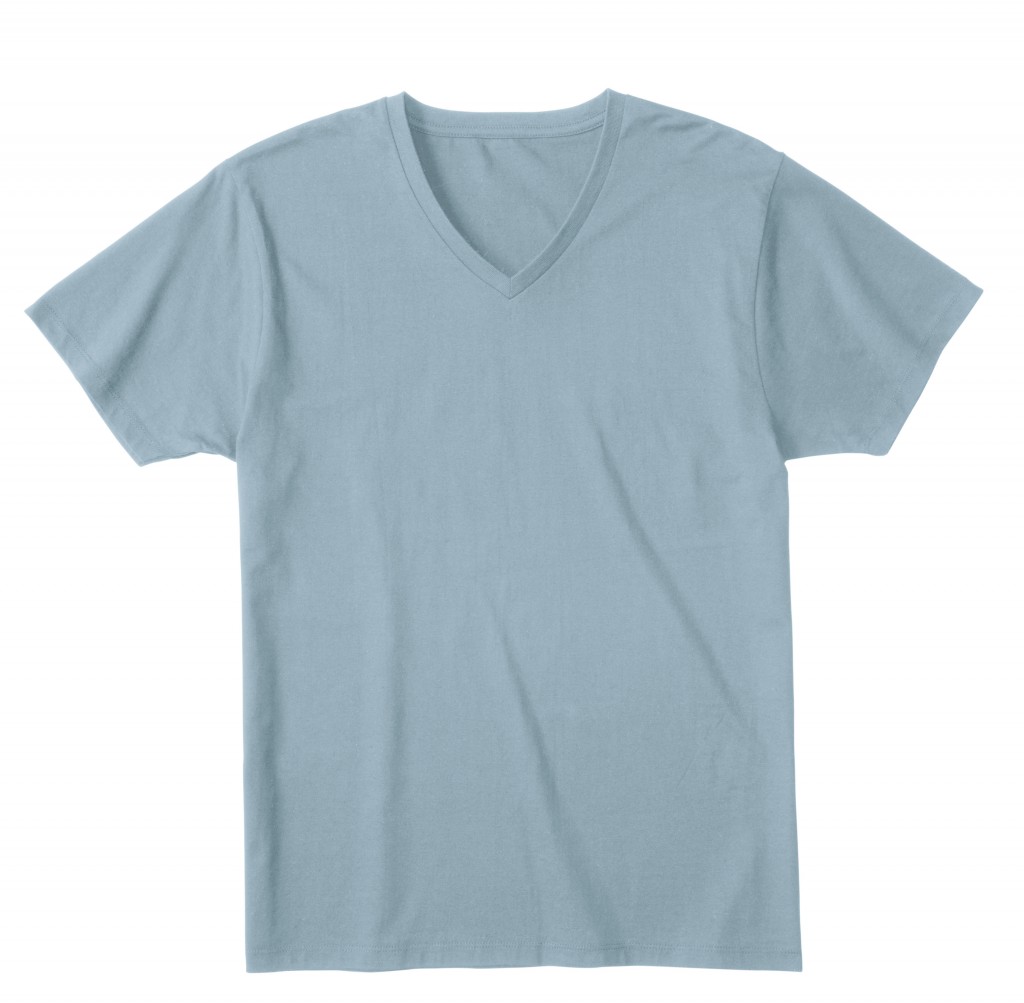 DM502 4.6oz FINE FIT V NECK T-SHIR