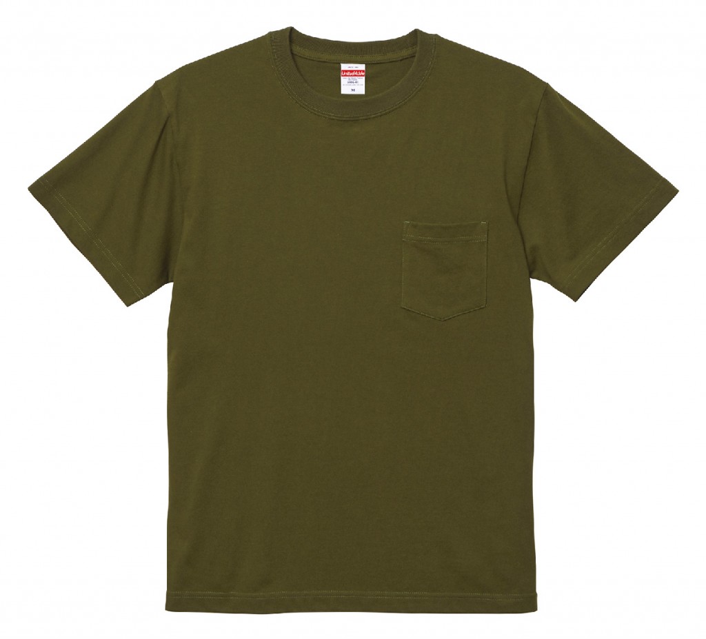 5006-01 5.6オンス ハイクオリティーTシャツ(ポケット付)