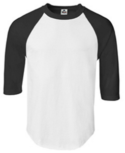 T1334 6oz 7分袖ラグランTシャツ