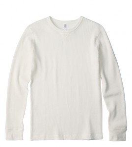 DM511 9.1oz Heavy Waffle Long Sleeve