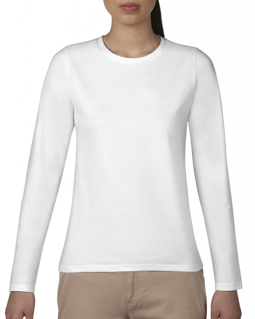 76400L レディース長袖Tシャツ Gildan® Japan Fit (レディース)