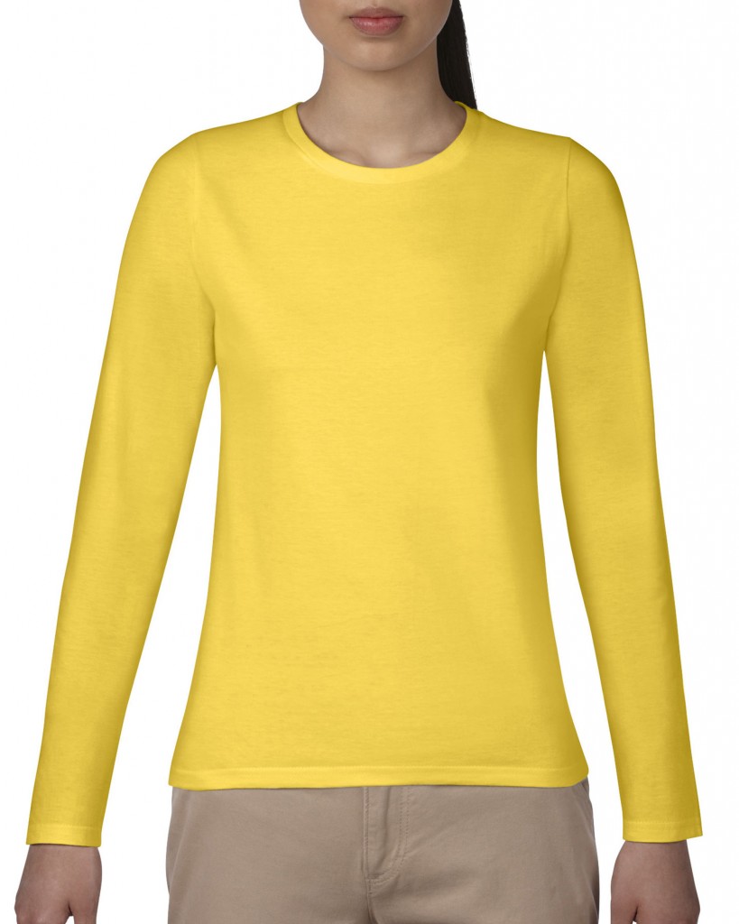 76400L レディース長袖Tシャツ Gildan® Japan Fit (レディース)