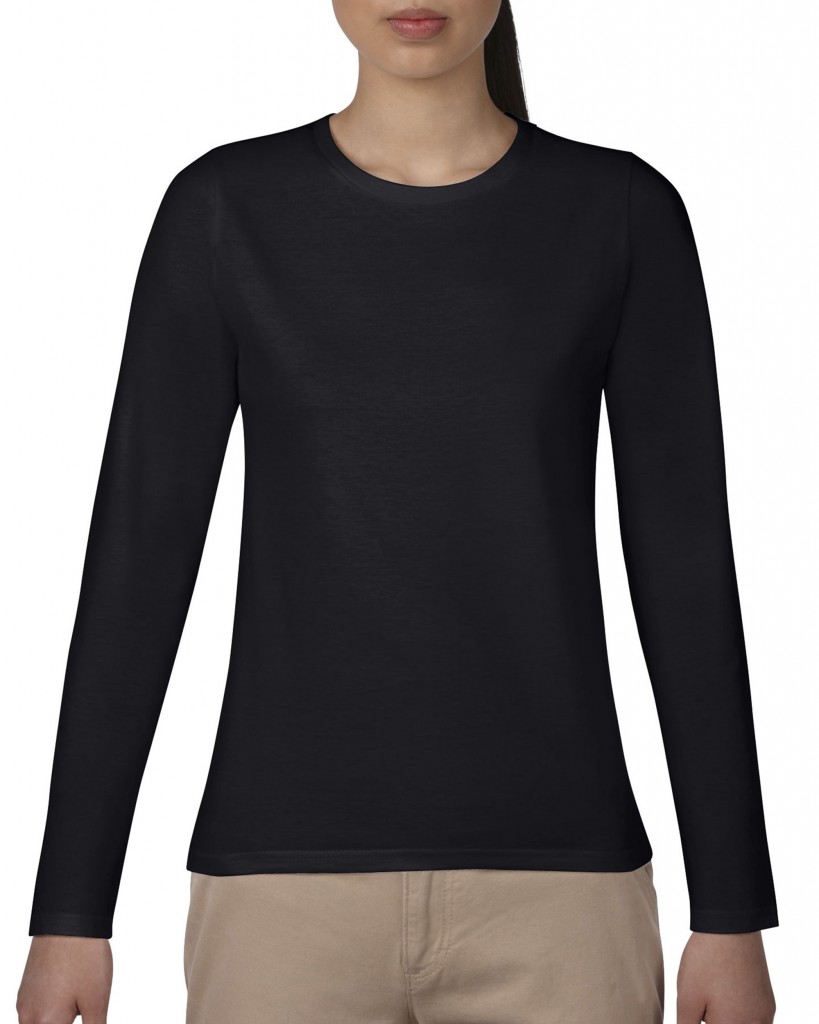 76400L レディース長袖Tシャツ Gildan® Japan Fit (レディース)