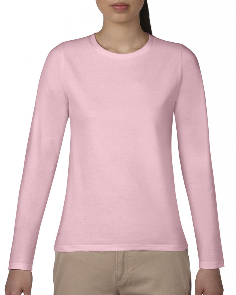 76400L レディース長袖Tシャツ Gildan® Japan Fit (レディース)