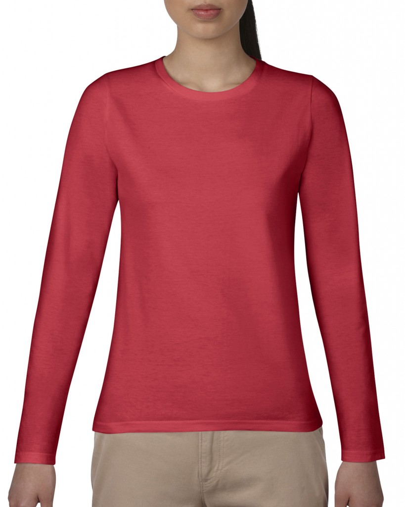 76400L レディース長袖Tシャツ Gildan® Japan Fit (レディース)