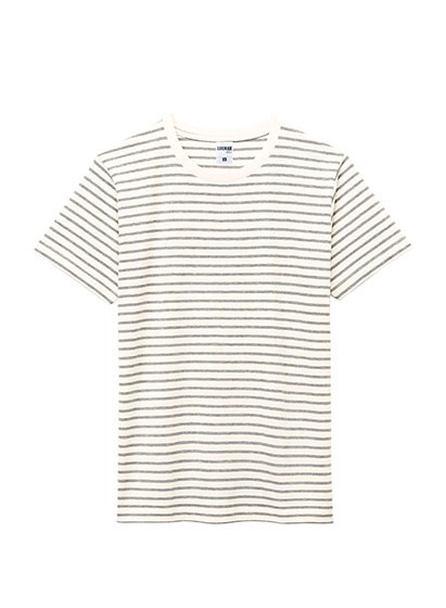 MS1141B 5.3オンス ユーロボーダーTシャツ