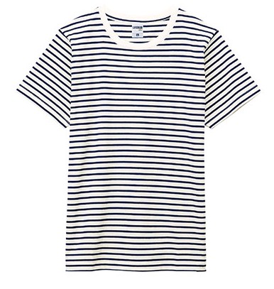 MS1141B 5.3オンス ユーロボーダーTシャツ