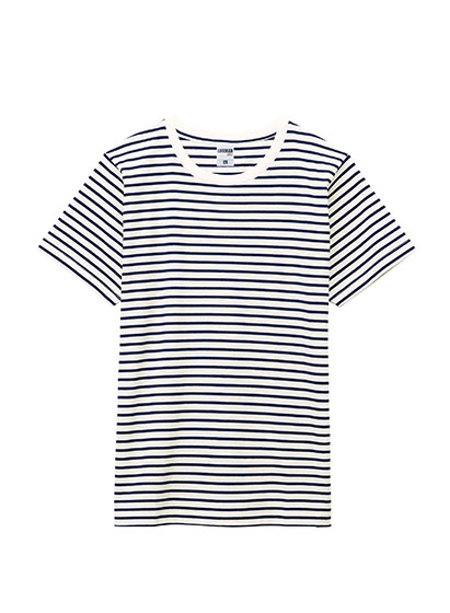 MS1141B 5.3オンス ユーロボーダーTシャツ